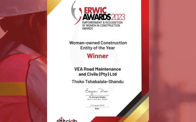VEA Road Maintenance Wins 2023 ERWIC Woman-Owned Construction Award